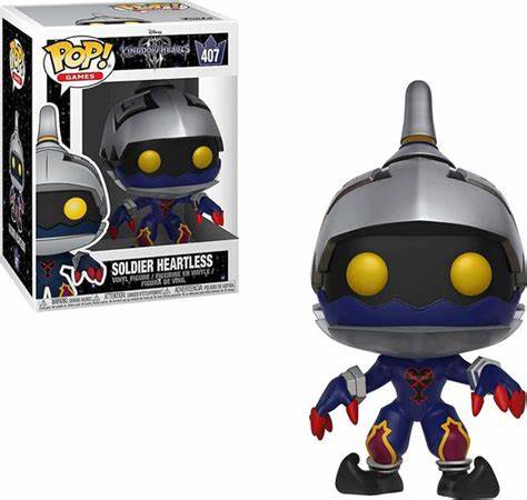 Funko POP! Games: Kingdom Hearts #407 - Soldier Heartless + PROTECTOR!