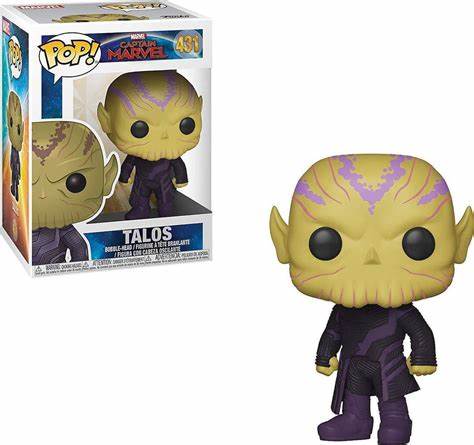 Funko POP! Marvel #431 - Talos (VAULTED) + PROTECTOR!