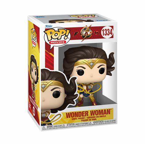 Funko POP! Movies: The Flash #1334 - Wonder Woman + PROTECTOR!