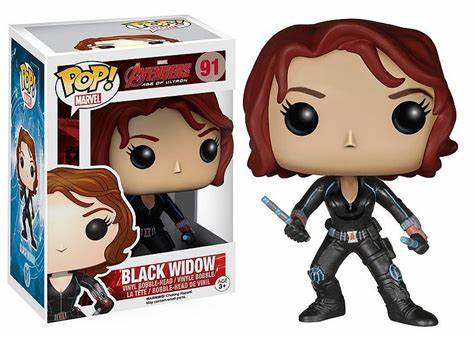 Funko POP! Avengers Age of Ultron Marvel #91 - Black Widow (VAULTED) + PROTECTOR!