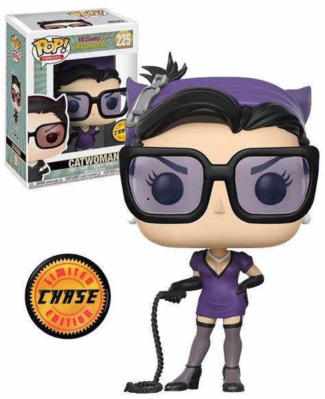 Funko POP! Heroes: DC Comics Bombshells #225 - Catwoman CHASE + Protector!