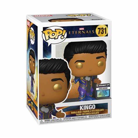 Funko POP! Marvel: Eternals #731 - Kingo EE Exclusive + PROTECTOR!