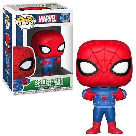 Funko Pop! Marvel #397 Spider-man + PROTECTOR!