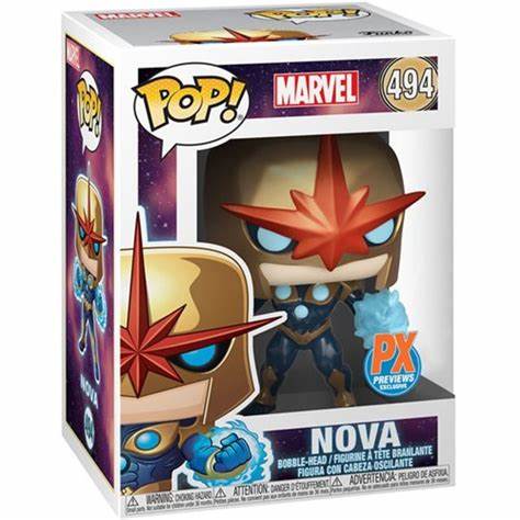 Funko POP! Marvel #494 - Nova PX Exclusive + PROTECTOR!