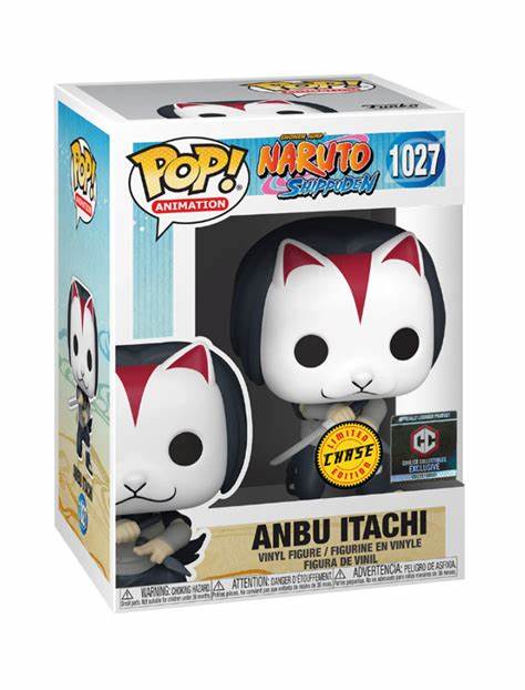 Funko POP! Animation: Naruto Shippuden - Anbu Itachi LIMITED CHASE chalice Exclusive #1027 + Protector!