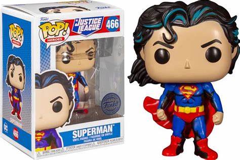 Funko POP! Heroes: Justice League #466 - Superman Special Edition + PROTECTOR!