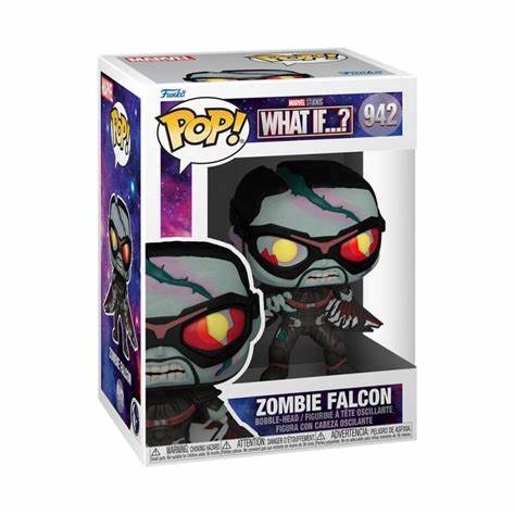 Funko POP! Marvel What if...? #942 - Zombie Falcon + PROTECTOR!
