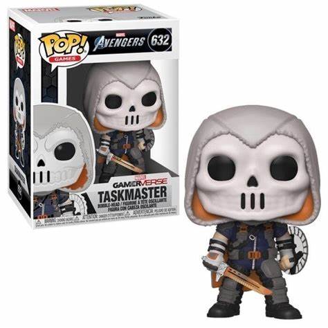 Funko POP! Marvel Games: Avengers #632 - Taskmaster + PROTECTOR!