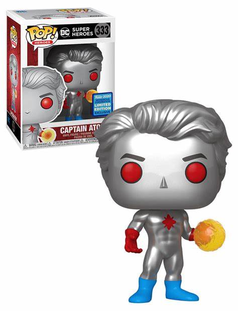 Funko POP! Heroes: DC #333 - Captain Atom 2020 Wondrous Convention + PROTECTOR!