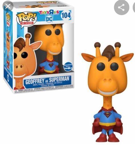 Funko POP! Ad Icons - Toys R Us DC - #104 Geoffrey as Superman (VAULTED) + PROTECTOR!