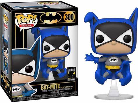 Funko POP! Heroes: Batman 80th Anniversary- 300 Bat-Mite 1st Appearance 1959 + PROTECTOR!