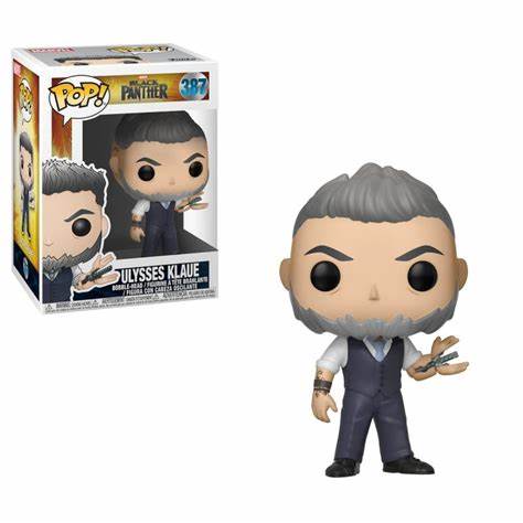 Funko POP! Marvel Black Panther #387 - Ulysses Klaue + PROTECTOR!