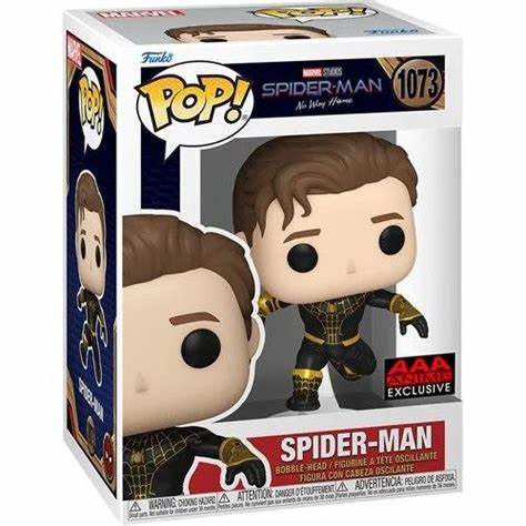 Funko Pop! Marvel Studios Spider-Man No Way Home - #1073 Spider-Man AAA Anime Exclusive + PROTECTOR!