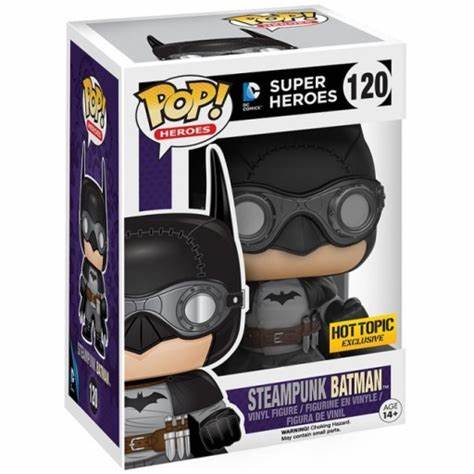 Funko POP! DC Heroes #120 - Steampunk Batman Hot Topic Exclusive + PROTECTOR!