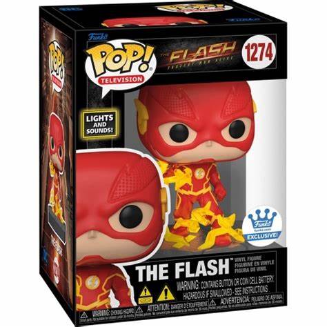 Funko POP! Television: The Flash #1274 Funko Shop Lights and Sound + PROTECTOR!