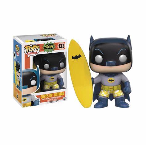 Funko POP! Heroes: Batman #133 - Surf's Up! Batman + PROTECTOR!