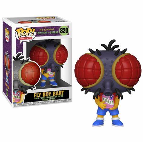 Funko POP! Television - Simpsons Treehouse of Horror #820 Fly Boy Bart + PROTECTOR!