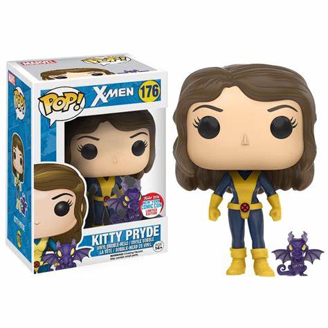 Funko Pop! X-Men Kitty Pryde 176 Funko 2016 New York Comic Con Exclusive (VAULTED) + PROTECTOR!