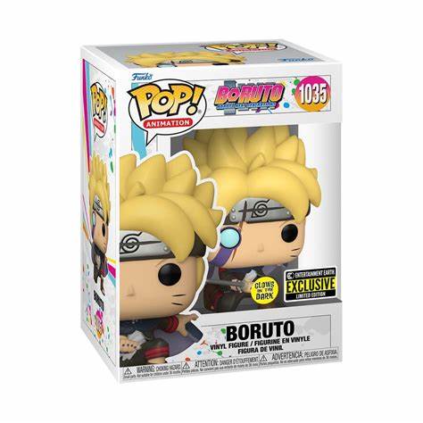Funko POP! Animation: Boruto Naruto next generations: Boruto EE GITD exclusive + PROTECTOR!