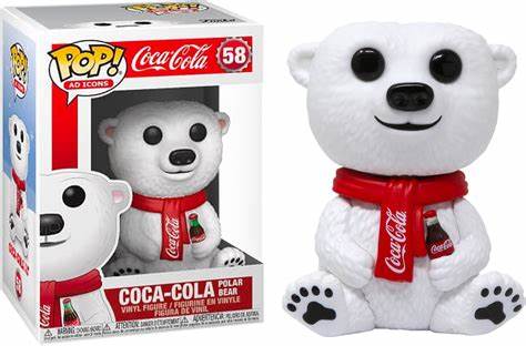 Funko POP! AD ICONS - Coca-Cola Polar Bear #58 + PROTECTOR!