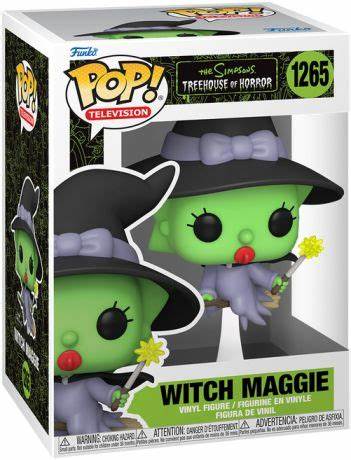 Funko POP! Television Simpsons Treehouse of Horror #1265 Witch Maggie + PROTECTOR!