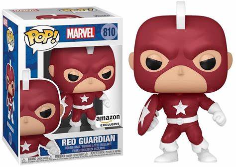 Funko POP! Marvel #810 - Red Guardian Amazon Exclusive Year of the shield + PROTECTOR!