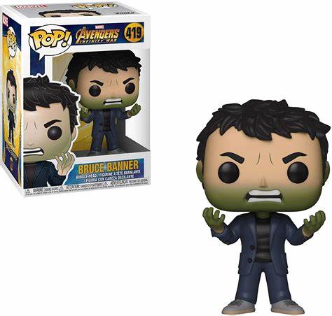 Funko POP! Avengers Infinity War #419 - Bruce Banner (box damage) + PROTECTOR