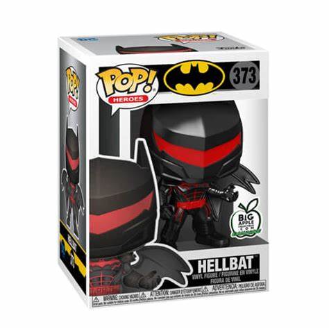 Funko POP! Heroes: Hellbat #373 - Big Apple Exclusive + PROTECTOR!