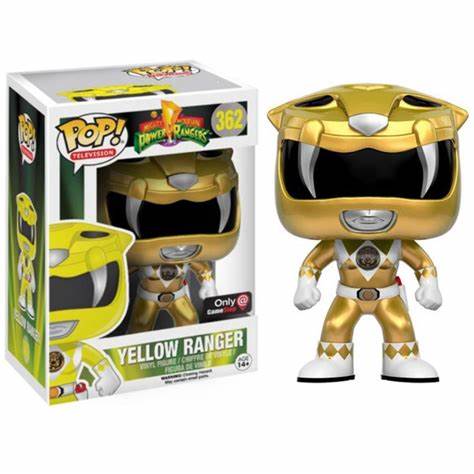 Funko POP! Television: Power Rangers #362 - Yellow Ranger Gamestop Exclusive + PROTECTOR!
