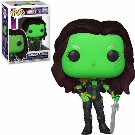 Funko POP! What If...? Guardians of the Galaxy Gamora, Daughter of Thanos 873 + PROTECTOR!