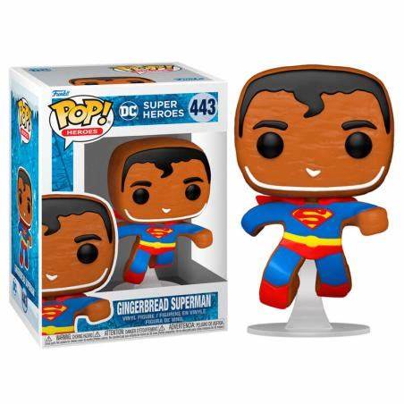 Funko POP! Movies: DC Super Heroes #443 - Gingerbread Superman + PROTECTOR!