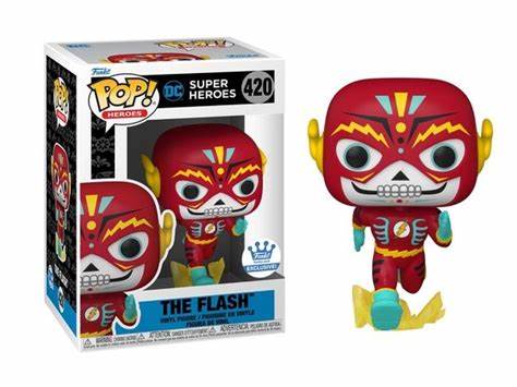 Funko POP! Heroes: DC #420 - The Flash Funko Shop Exclusive + PROTECTOR!