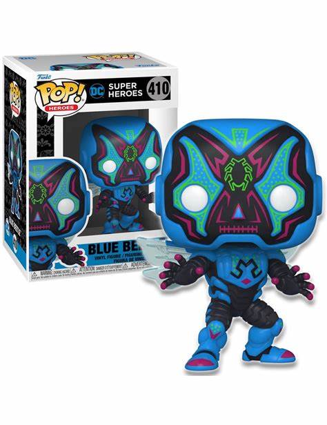 Funko POP! Heroes: DC #410 - Blue Beetle + PROTECTOR!