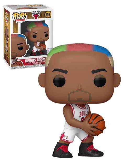 Funko POP! Basketball Chicago Bulls #104 - Dennis Rodman + PROTECTOR!