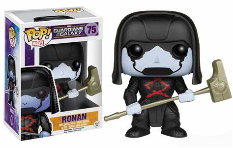 Funko POP! Marvel Guardians of the Galaxy - Ronan The Accuser #75 + PROTECTOR (VAULTED)