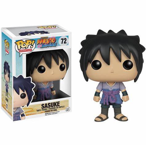 Funko POP! Naruto Shippuden - Sasuke #72 + Free Protector