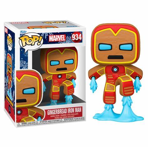 Funko POP! Marvel #934 - Gingerbread Iron Man + PROTECTOR!