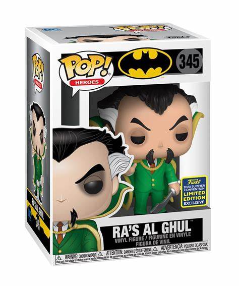 Funko POP! Heroes: Batman - Ra’s Al Ghul #345 Funko 2020 Summer Convention Exclusive + PROTECTOR!