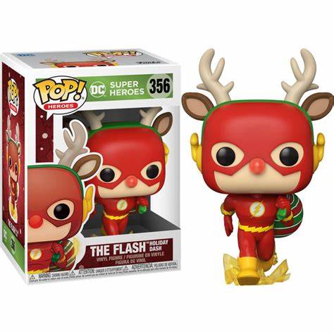 Funko POP! Heroes: DC #356 - The Flash Holiday Dash + PROTECTOR!