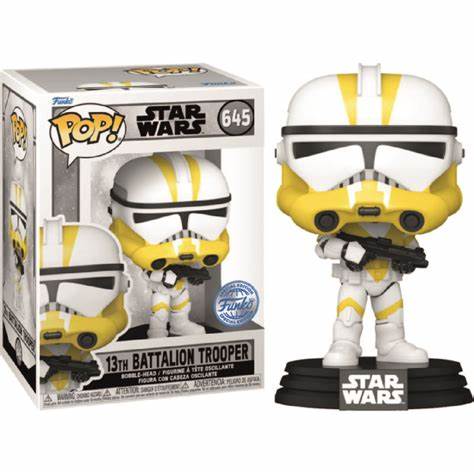 Funko POP! Star Wars #645 - 13TH Battalion Trooper + PROTECTOR!