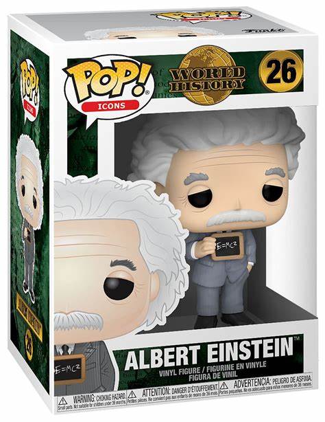 Funko Pop! World History - Albert Einstein 26 + FREE PROTECTOR! (VAULTED)