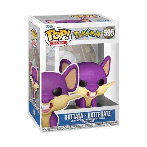 Funko POP! Games! Pokemon #595 Rattata + Protector!