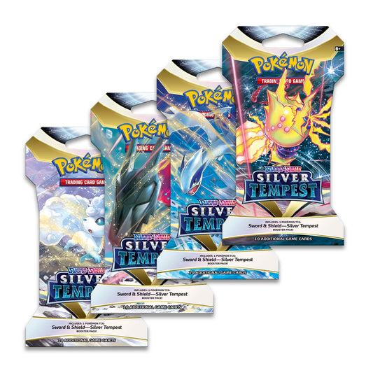 Pokémon! SWSH Sleeved Silver Tempest Booster Pack! (You are purchasing 1 variant of the following booster packs)