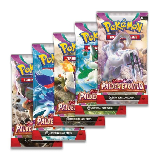 Pokemon TCG! Scarlet and Violet Paldea Evolved Sealed Booster Pack (you are purchasing 1 booster pack)