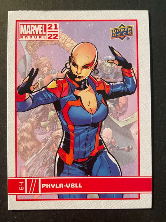 PHYLA-VELL 2021-22 Upper Deck Marvel Annual Base Card #64