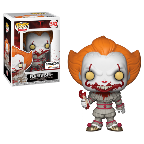 Pennywise with Severed Arm 543 Funko PoP! Movies IT Amazon Exclusive