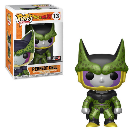 Funko Pop! Dragon Ball Z Perfect Cell (Metallic) 13 GameStop Exclusive (VAULTED) + PoP Protector