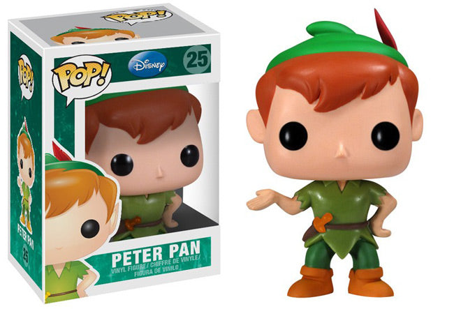 Peter Pan DISNEY LOGO BOX Funko PoP! 25