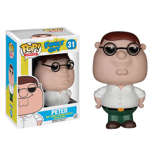 Funko Pop! Peter 31 Family Guy Rare Original 2015 + PoP Protector (VAULTED)