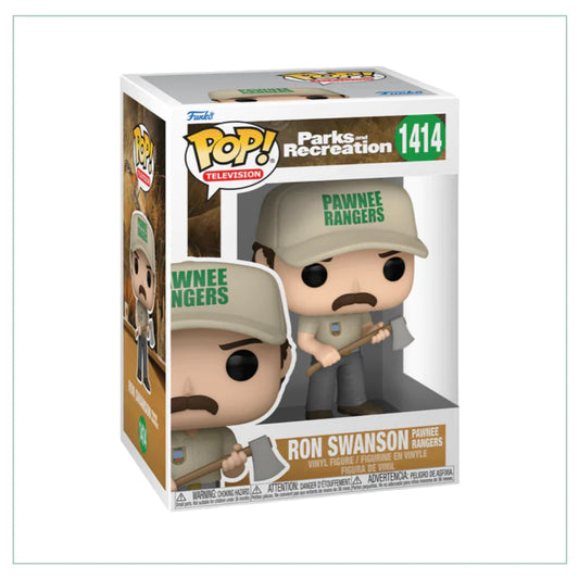 Ron Swanson (Pawnee Rangers) #1414 Funko Pop! Parks & Recreation + PoP Protector